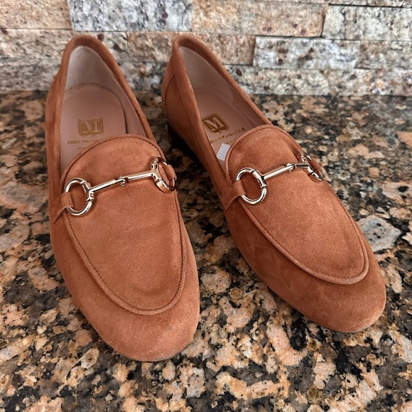 BRUNO MAGLI 
Luna Bit Loafer in Cognac Suede - Picture 2 of 10